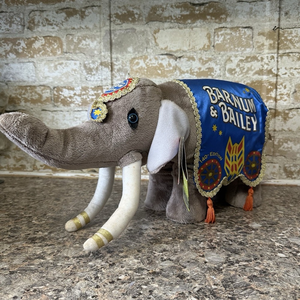 Ringling Brothers And Barnum Bailey Circus Elephant Plush New!!